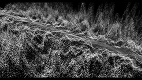 Stylized Happy Halloween text animating on black, showing neon gradient frame and spider-web motifs. Neon, digital, graphic, futuristic, vibrant, decorative, abstract - Powered by Shutterstock - Get 15% off with code: PIKWIZARD15