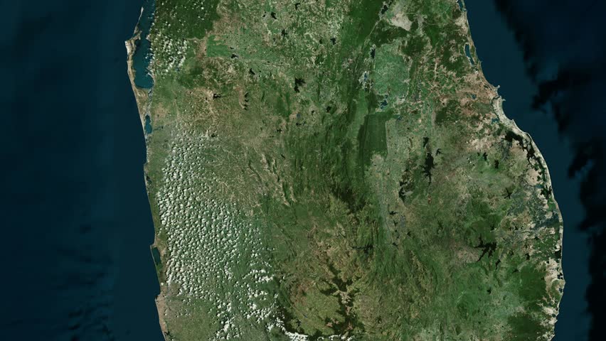 Sri Lanka Flag - Growing Effect.