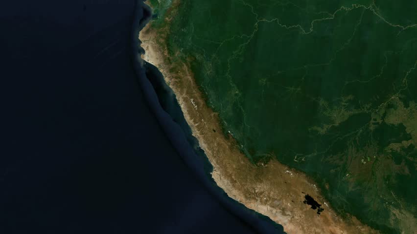 Peru Flag - Growing Effect.