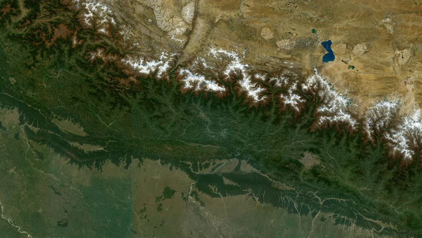 Nepal Flag - Growing Effect.