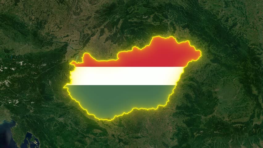 Hungary Flag - Growing Effect.