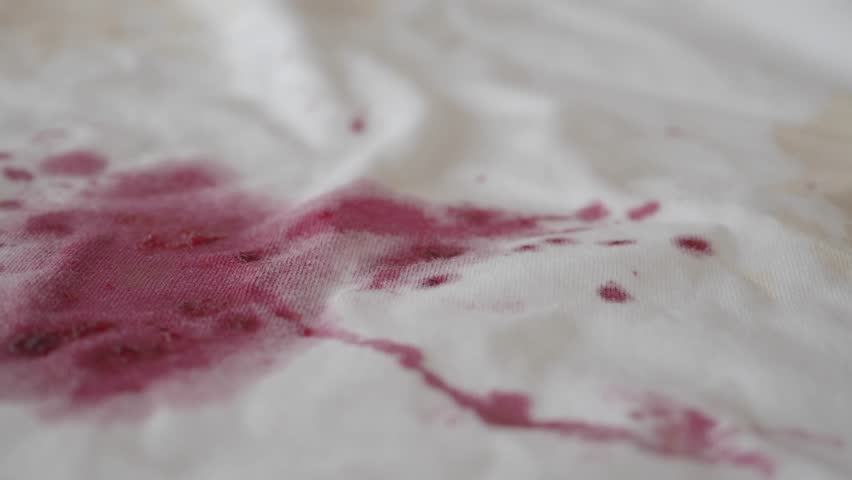 Stain removal techniques for red wine spills on fabric