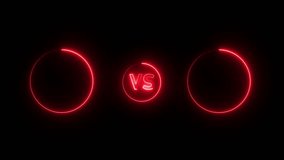 neon Verses 3D text pink and blue Game Play, and fight scene concept Motion graphics Animation 4k. Abstract neon verses animated isolated on black background.	 - Powered by Shutterstock - Get 15% off with code: PIKWIZARD15