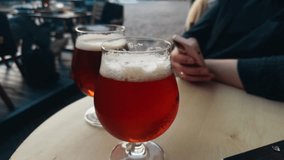 Enjoy the delightful experience of refreshing craft beers, served in elegant glasses at our cozy outdoor cafe - Powered by Shutterstock - Get 15% off with code: PIKWIZARD15