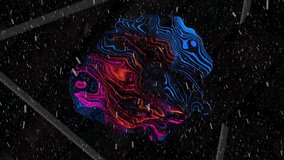 Neon play button glowing on dark brick wall, with waveforms rippling and particles falling. Futuristic, cyberpunk, vibrant, abstract, nightlife, digital art, neon lighting - Powered by Shutterstock - Get 15% off with code: PIKWIZARD15