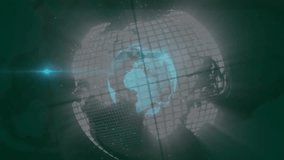 3D globe being visualized in digital space, featuring glowing data points and floating lock icons. Technology, cybersecurity, data visualization, digital network, innovation, abstract, futuristic - Powered by Shutterstock - Get 15% off with code: PIKWIZARD15