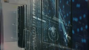 Holographic digital interface displaying spinning globe and data overlays in animated 3D render. Technology, visualization, cybersecurity, innovation, digital, data analysis, futuristic - Powered by Shutterstock - Get 15% off with code: PIKWIZARD15