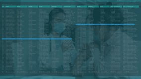 Researchers working in technology lab, interacting with holographic network login data overlay. Cyberspace, innovation, cybersecurity, futuristic, analytics, collaboration, precision - Powered by Shutterstock - Get 15% off with code: PIKWIZARD15