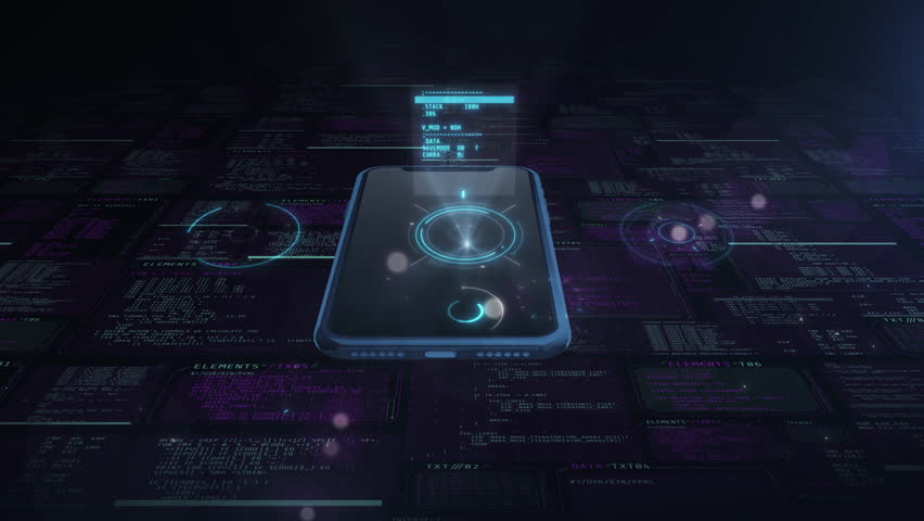 Smartphone that manages data flow and connections in futuristic cyberspace - Powered by Shutterstock - Get 15% off with code: PIKWIZARD15