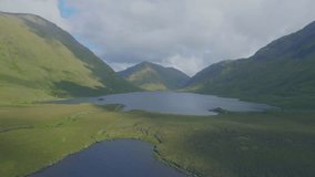 Holographic HUD graphic hovering above highland valley, showing concentric rings in 3D render. Futuristic, immersive, landscape, sci-fi, technology, eco, serene - Powered by Shutterstock - Get 15% off with code: PIKWIZARD15