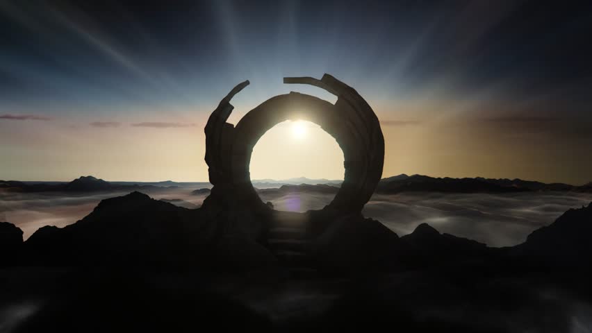 Ancient Stargate Activates as the Sun Sets