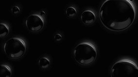 3D Abstract moving sphere balls in black theme in 4k resolution - Powered by Shutterstock - Get 15% off with code: PIKWIZARD15