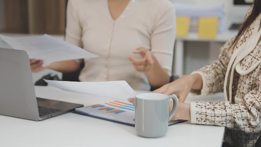 Accounting company provide finance and taxation planning for profitable cash flow, Auditor and accountant team working in office, analyze financial data and accounting record with calculator.Insight