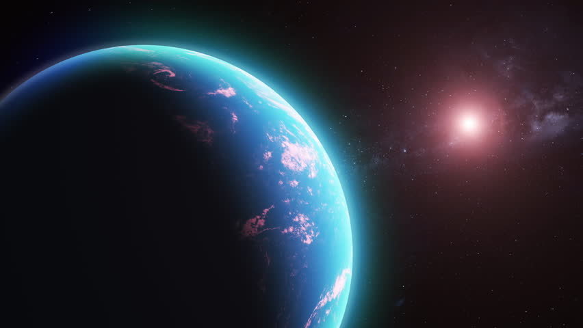 Exoplanet Approach 
K2-18b, also known as EPIC 201912552 b, is an exoplanet orbiting the red dwarf K2-18, located 124 light-years away from Earth.