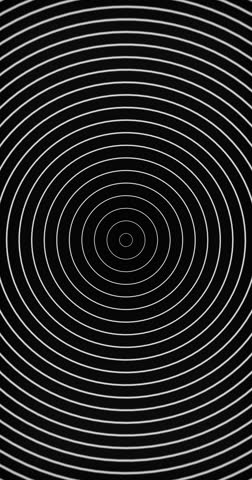 Hypnotic circles psychedelic Infinite. Loop. 4K Vertical