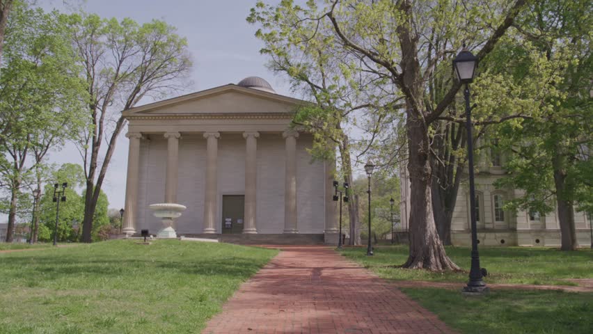 Frankfort Kentucky Old Capitol with walkway