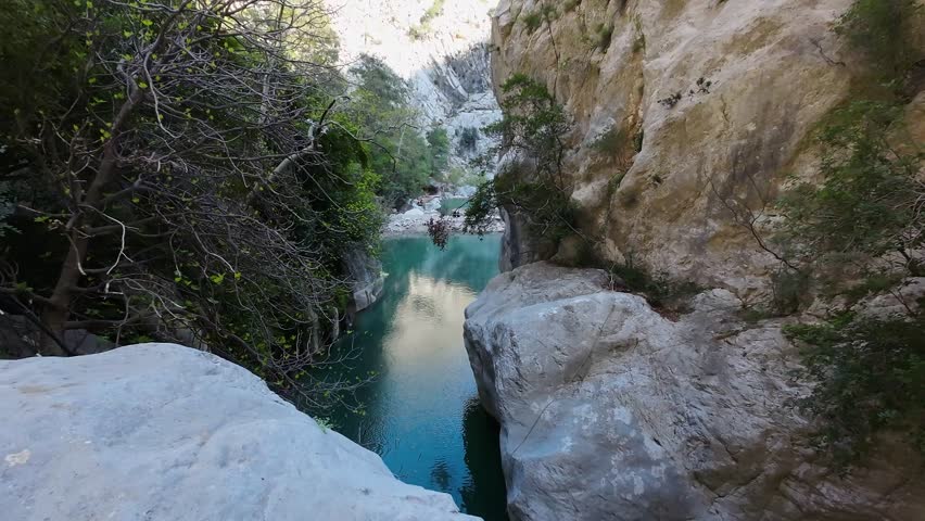 Goynuk Canyon, Antalya. Canyon and forest view.