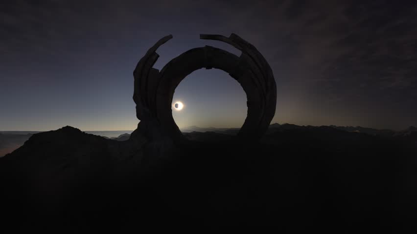 Mystic Stargate Awakens at Sunset