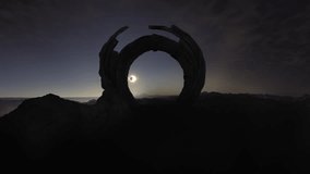 Mystic Stargate Awakens at Sunset - Powered by Shutterstock - Get 15% off with code: PIKWIZARD15