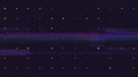 Red stylized hearts floating across glitch background with scan lines, dots, showing digital love. Abstract, digital art, vibrant, futuristic, emotion, technology, composition - Powered by Shutterstock - Get 15% off with code: PIKWIZARD15