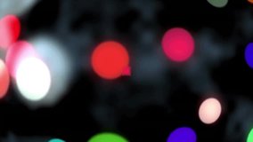 Cyber Monday Sale text being animated with colorful bokeh circles in dark digital studio banner. Digital design, promotional banner, vibrant, futuristic, marketing, advertising, visual effects - Powered by Shutterstock - Get 15% off with code: PIKWIZARD15