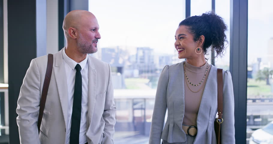 Woman, real estate and handshake with male client as property developer for building rental and business deal. People, partnership and happy or smile at office for sale, purchase and lease agreement