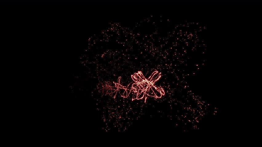 Magical Spell Sparks Flow vfx