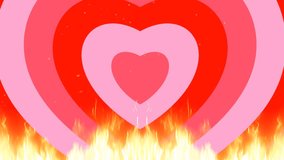 heart background with fire effect - Powered by Shutterstock - Get 15% off with code: PIKWIZARD15