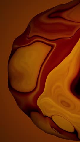 3D spinning abstract globe with brown background. Sleek motion graphics for modern design, tech visuals, and creative animations.