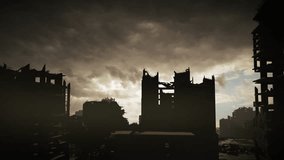 Post-Apocalyptic Cityscape with Ruined Buildings at Dusk

A dramatic and haunting view of a post-apocalyptic cityscape with crumbling buildings silhouetted against a moody sky

 - Powered by Shutterstock - Get 15% off with code: PIKWIZARD15