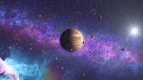 Jupiter and Cosmic Nebula in Deep Space - Powered by Shutterstock - Get 15% off with code: PIKWIZARD15