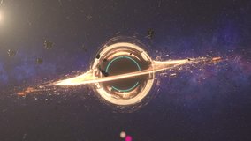 Black Hole and Accretion Disk in Deep Space - Powered by Shutterstock - Get 15% off with code: PIKWIZARD15