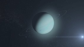 Uranus and Its Faint Rings
A beautiful view of Uranus, the ice giant with its pale blue hue, surrounded by its delicate and thin ring system.  - Powered by Shutterstock - Get 15% off with code: PIKWIZARD15