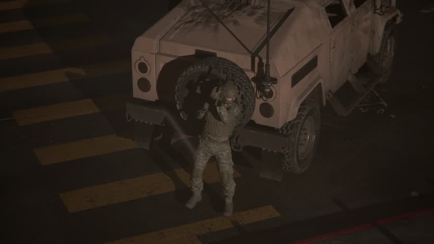 3D cinematic renders depicting intense combat between human soldiers and alien invaders during a fierce futuristic battle for Earth's survival. Scenes feature urban warfare, dramatic shootouts, wounde