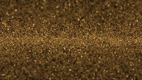 Abstract animated background with golden particles slowly moving towards the top. Screensaver, backdrop. Wealth and prosperity concepts. - Powered by Shutterstock - Get 15% off with code: PIKWIZARD15