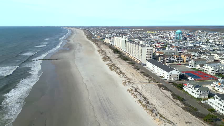 Aerial view of Sea Isle City, New Jersey