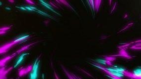 Orange powder cloud erupting with magenta cyan streaks blending into dark backdrop in 3D render. Abstract, explosion, vibrant, dynamic, colorful, motion, digital art - Powered by Shutterstock - Get 15% off with code: PIKWIZARD15