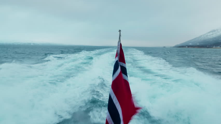 Boating expedition, Norwegian national identity, maritime journey, close-up