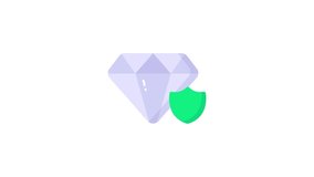Safety shield with diamond, well designed video of diamond protection - Powered by Shutterstock - Get 15% off with code: PIKWIZARD15