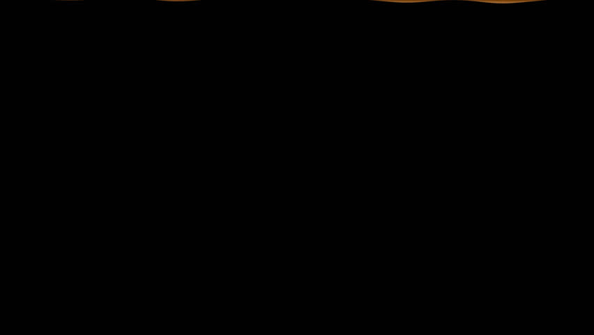 Chocolate dripping or splash on full screen graphic animation on transparent background, alpha channel 4k footage