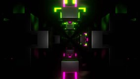 Green and Pink Neon Shapes Movement Background VJ Loop in 4K - Powered by Shutterstock - Get 15% off with code: PIKWIZARD15