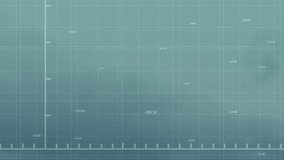Green line graph being animated over rural panorama, displaying grid overlay and numeric labels. Data analysis, agricultural technology, environmental monitoring, rural development, visualization, - Powered by Shutterstock - Get 15% off with code: PIKWIZARD15