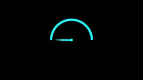 Car futuristic speedometer gauge dial. Motorcycle speedometer display or automobile odometer neon vector scale or violet color digital interface. - Powered by Shutterstock - Get 15% off with code: PIKWIZARD15