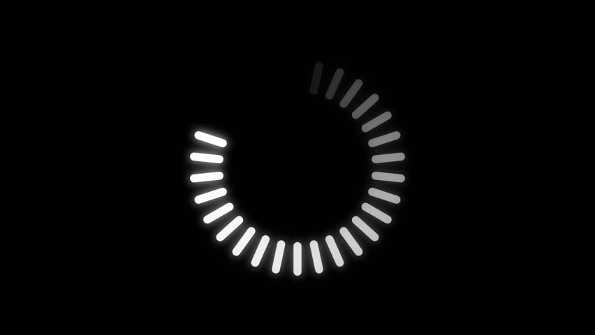 Download or upload status icons. Circle website buffer loader or preloader. Upload Indicator. Buffering Loader icon Bar. Load sign symbol.