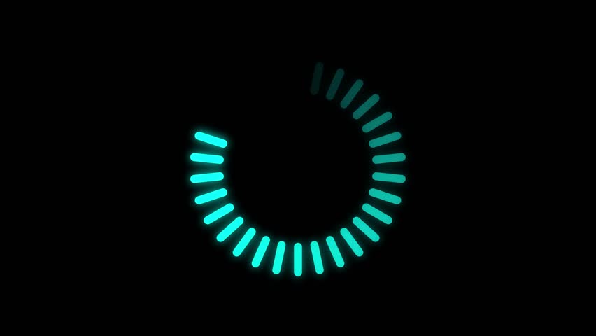 Download or upload status icons. Circle website buffer loader or preloader. Upload Indicator. Buffering Loader icon Bar. Load sign symbol.