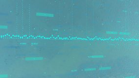 Digital financial data being displayed over muted teal background, showing candlestick, line graph. Futuristic, analytics, technology, data, interface, visualization, digital - Powered by Shutterstock - Get 15% off with code: PIKWIZARD15