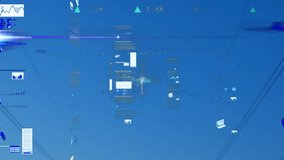 Central power towers projecting floating data charts over dusk, showing real-time energy analytics. Industrial, futurism, technology, infrastructure, data visualization, renewable, innovation - Powered by Shutterstock - Get 15% off with code: PIKWIZARD15