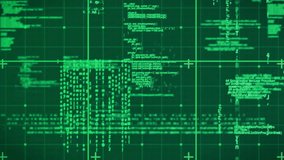 Digital Earth globe being animated in hologram interface, with green code streams and grid markers. Futuristic, immersive, technology, innovation, cybersecurity, network, digital - Powered by Shutterstock - Get 15% off with code: PIKWIZARD15