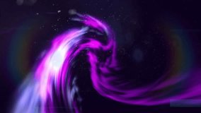 Neon geometric structure being animated in flat design, showcasing swirling purple pink nebula. Futuristic, abstract, vibrant, cosmic, digital, luminous, sci-fi - Powered by Shutterstock - Get 15% off with code: PIKWIZARD15