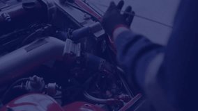 woman reviewing financial dashboard overlays in tech office, showing currency metrics and charts. Technology, data, analytics, innovation, futuristic, corporate, digital - Powered by Shutterstock - Get 15% off with code: PIKWIZARD15